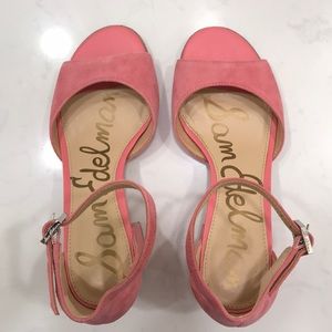NWT Sam Edelman Pink Susie Sandals Sz 5.5